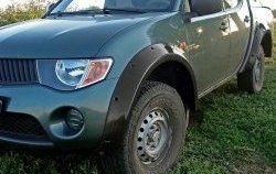 Расширители арок RA (комплект, 90 мм, Standart) Mitsubishi L200 4  дорестайлинг (2006-2014)  (Поверхность шагрень)