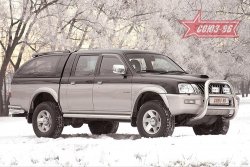 Защита переднего бампера Souz-96 (d76) Mitsubishi L200 3 K6T-K7T дорестайлинг (1996-2005)