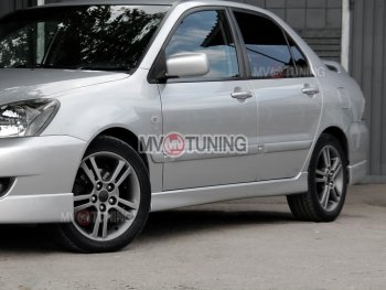 5 249 р. Пороги накладки Sport 2.0 Mitsubishi Lancer 9 1-ый рестайлинг седан (2003-2005) (Неокрашенные)  с доставкой в г. Нижний Новгород. Увеличить фотографию 5