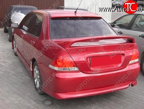 4 599 р. Козырёк на заднее стекло CT Mitsubishi Lancer 9 2-ой рестайлинг седан (2005-2009) (Неокрашенный)  с доставкой в г. Нижний Новгород