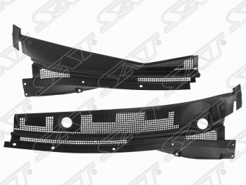 Панель под дворники SAT (жабо, LH+RH комплект) Mitsubishi Lancer 9 2-ой рестайлинг седан (2005-2009)