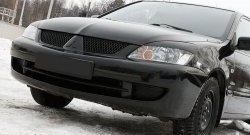 999 р. Реснички на фары RA Mitsubishi Lancer 9 2-ой рестайлинг седан (2005-2009) (Неокрашенные)  с доставкой в г. Нижний Новгород. Увеличить фотографию 2