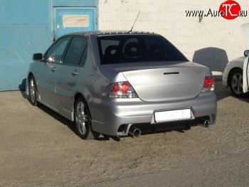 18 499 р. Задний бампер INGS Extreem Mitsubishi Lancer 9 2-ой рестайлинг седан (2005-2009) (Неокрашенный)  с доставкой в г. Нижний Новгород. Увеличить фотографию 3