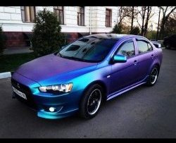 3 999 р. Пороги накладки Сток 2л Mitsubishi Lancer 10 седан дорестайлинг (2007-2010) (Неокрашенные)  с доставкой в г. Нижний Новгород. Увеличить фотографию 3