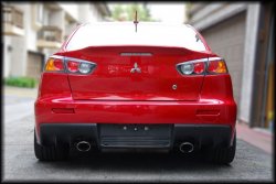 4 149 р. Лип спойлер DUCKBILL Mitsubishi Lancer 10 седан рестайлинг (2011-2017) (Неокрашенный)  с доставкой в г. Нижний Новгород. Увеличить фотографию 3