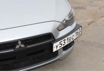 1 999 р. Воздуховоды радиатора в передний бампер Квадрат Mitsubishi Lancer 10 седан дорестайлинг (2007-2010) (Неокрашенные)  с доставкой в г. Нижний Новгород. Увеличить фотографию 2