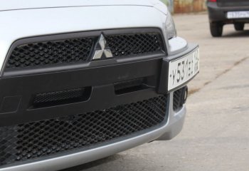 Воздуховоды радиатора в передний бампер Квадрат Mitsubishi (Митсубиси) Lancer (Лансер)  10 CY (2007-2010) 10 CY седан дорестайлинг, хэтчбэк дорестайлинг