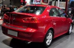 2 049 р. Лип спойлер M-VRS Mitsubishi Lancer 10 седан дорестайлинг (2007-2010) (Неокрашенный)  с доставкой в г. Нижний Новгород. Увеличить фотографию 3