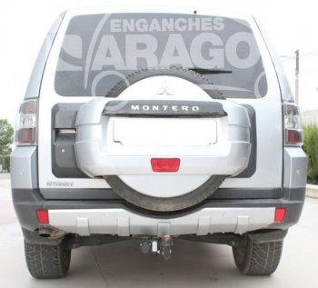 11 999 р. Фаркоп Aragon. (шар A) Mitsubishi Pajero 4 V80 дорестайлинг (2006-2011)  с доставкой в г. Нижний Новгород. Увеличить фотографию 6