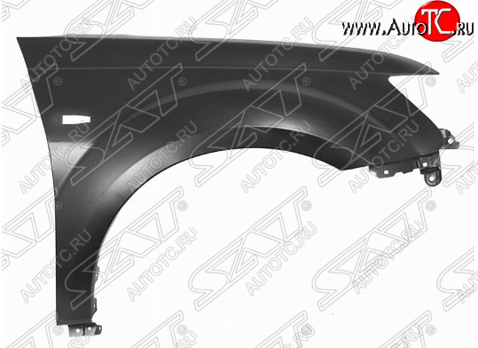 5 999 р. Правое переднее крыло SAT (с отв. под повторитель)  Mitsubishi Outlander  XL (2005-2009) (CW)  дорестайлинг (Неокрашенное)  с доставкой в г. Нижний Новгород