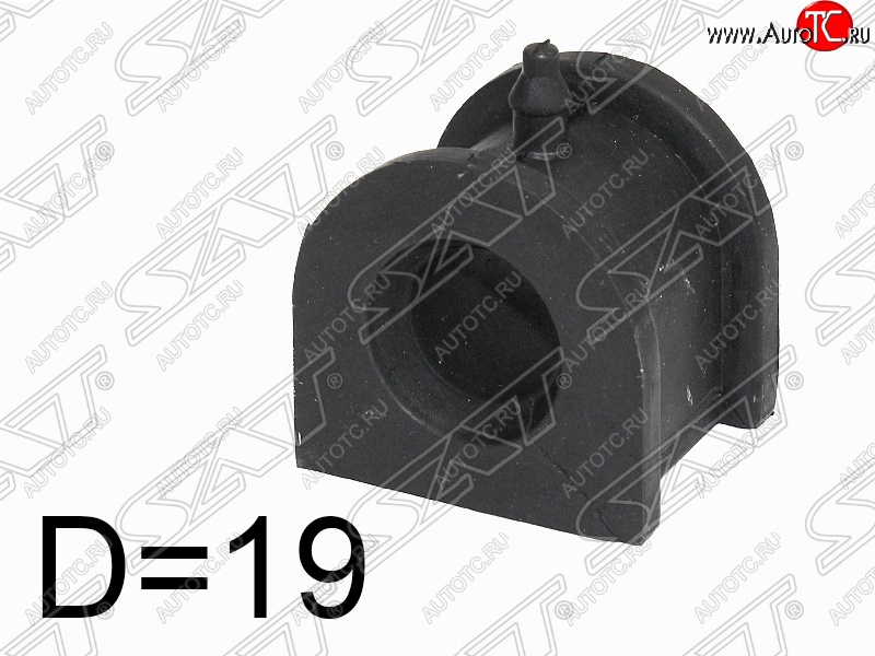 126 р. Резиновая втулка переднего стабилизатора (D=19) SAT Mitsubishi Outlander XL (CW)  дорестайлинг (2005-2009)  с доставкой в г. Нижний Новгород