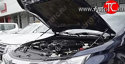 2 299 р. Упоры капота Russtal Mitsubishi Outlander GF дорестайлинг (2012-2014)  с доставкой в г. Нижний Новгород