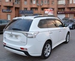 4 799 р. Боковые накладки на задний бампер BROOMER Design  Mitsubishi Outlander  GF (2012-2014) дорестайлинг (Неокрашенная)  с доставкой в г. Нижний Новгород. Увеличить фотографию 2