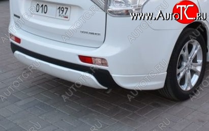 4 799 р. Боковые накладки на задний бампер BROOMER Design  Mitsubishi Outlander  GF (2012-2014) дорестайлинг (Неокрашенная)  с доставкой в г. Нижний Новгород