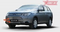 Декоративный элемент воздухозаборника Souz-96 (d10) Mitsubishi Outlander GF дорестайлинг (2012-2014)