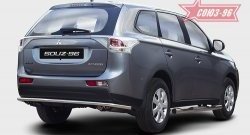 Защита заднего бампера Souz-96 Premium (d42) Mitsubishi Outlander GF дорестайлинг (2012-2014)