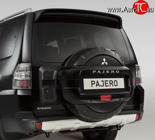 3 399 р. Чехол (кожух) запасного колеса Стандартный Mitsubishi Pajero 4 V90 дорестайлинг (2006-2011) (Неокрашенный)  с доставкой в г. Нижний Новгород