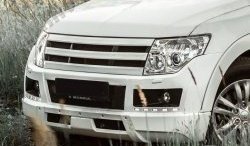 8 199 р. Решётка радиатора BROOMER Design Mitsubishi Pajero 4 V80 3 дв. 1-ый рестайлинг (2011-2014) (Неокрашенная)  с доставкой в г. Нижний Новгород. Увеличить фотографию 3