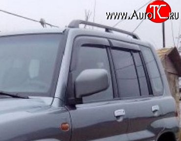 999 р. Комплект дефлекторов окон (ветровиков) 4 шт. (5 дверей) Russtal Mitsubishi Pajero iO (1998-2007)  с доставкой в г. Нижний Новгород