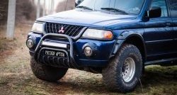 2 099 р. Подиумы противотуманных фар RA Mitsubishi Pajero Sport PA дорестайлинг (1996-2004)  с доставкой в г. Нижний Новгород. Увеличить фотографию 3