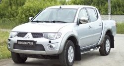 2 179 р. Защитная сетка решетки переднего бампера РА Mitsubishi Pajero Sport PB дорестайлинг (2008-2013)  с доставкой в г. Нижний Новгород. Увеличить фотографию 3