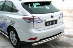 11 549 р. Защита заднего бампера (Ø76 и 42 мм, нержавейка) SLITKOFF Lexus RX350 AL10 дорестайлинг (2008-2012)  с доставкой в г. Нижний Новгород. Увеличить фотографию 3