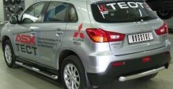 15 999 р. Защита заднего бампера (Ø63 мм, нержавейка) Russtal Mitsubishi ASX дорестайлинг (2010-2012)  с доставкой в г. Нижний Новгород. Увеличить фотографию 3