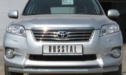 10 349 р. Одинарная защита переднего бампера Russtal 63 мм Toyota RAV4 XA30 5 дв. 2-ой рестайлинг (2010-2013)  с доставкой в г. Нижний Новгород. Увеличить фотографию 4