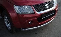 13 999 р. Одинарная защита переднего бампера SLITKOFF  Suzuki Grand Vitara  JT 5 дверей (2005-2008) дорестайлинг  с доставкой в г. Нижний Новгород. Увеличить фотографию 3