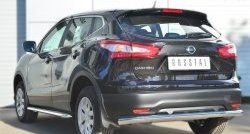 21 699 р. Широкая защита порогов SLITKOFF  Nissan Qashqai  2 (2013-2019) J11 дорестайлинг  с доставкой в г. Нижний Новгород. Увеличить фотографию 3