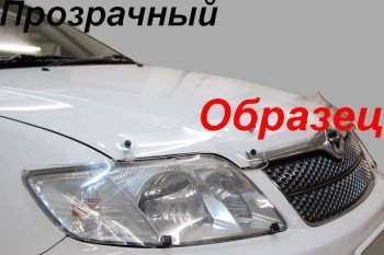 2 299 р. Дефлектор капота CA-Plastiс exclusive  Nissan AD  Y12 (2006-2016) дорестайлинг (Classic прозрачный, Без надписи)  с доставкой в г. Нижний Новгород. Увеличить фотографию 2