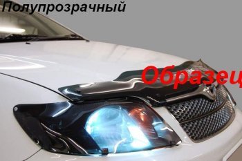 2 079 р. Дефлектор капота CA-Plastiс  Nissan AD  Y12 (2006-2016) дорестайлинг (Classic полупрозрачный, Без надписи)  с доставкой в г. Нижний Новгород. Увеличить фотографию 2