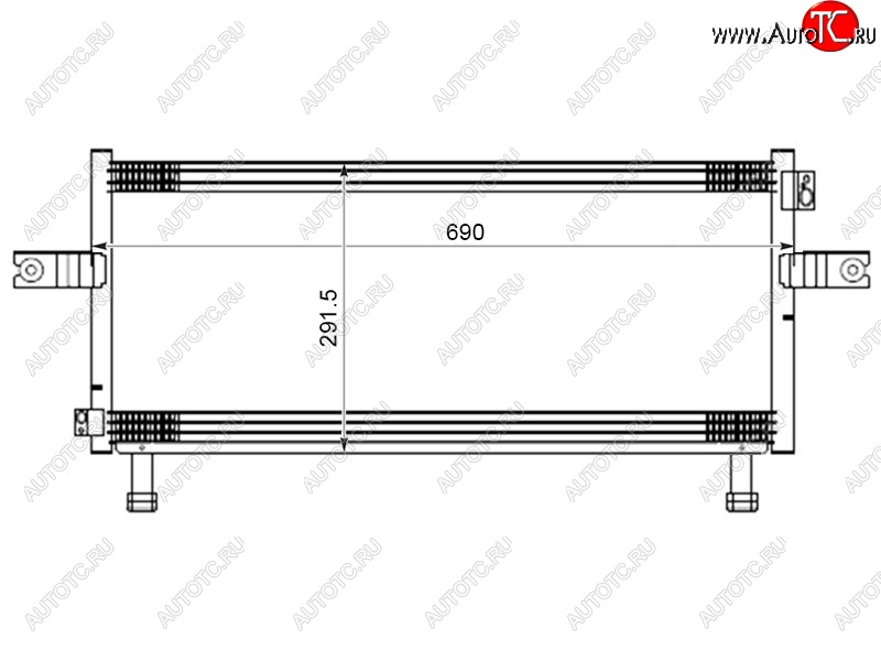 5 799 р. Радиатор кондиционера SAT  Nissan Avenir - Expert  с доставкой в г. Нижний Новгород