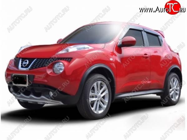 4 999 р. Накладка на передний бампер Impul-style Nissan Juke 1 YF15 дорестайлинг (2010-2014) (Неокрашенная)  с доставкой в г. Нижний Новгород