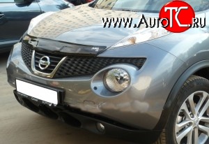 2 879 р. Дефлектор капота NovLine  Nissan Juke  1 YF15 (2010-2014) дорестайлинг  с доставкой в г. Нижний Новгород