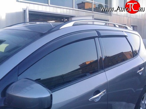 4 199 р. Дефлекторы окон (ветровики) Novline 4 шт Nissan Murano 2 Z51 дорестайлинг (2008-2011)  с доставкой в г. Нижний Новгород