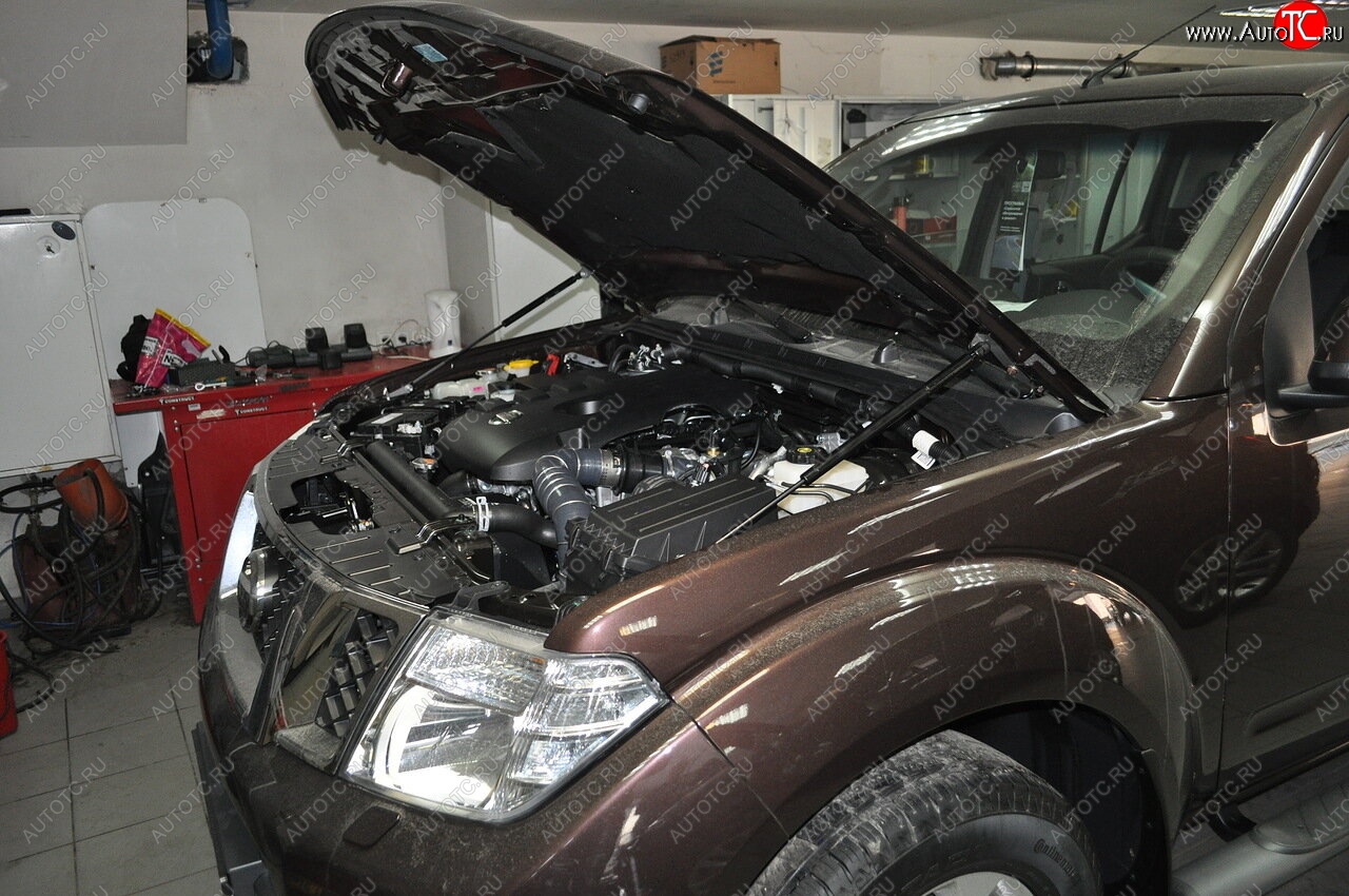 2 199 р. Упоры капота Russtal Nissan Pathfinder R51 рестайлинг (2009-2014)  с доставкой в г. Нижний Новгород