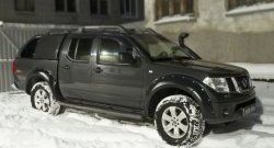 20 649 р. Накладки на колёсные арки RA (комплект) Nissan Navara 2 D40 дорестайлинг (2004-2010) (Поверхность шагрень)  с доставкой в г. Нижний Новгород. Увеличить фотографию 2