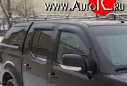 Комплект дефлекторов окон (Frontier) SkyLine Nissan Navara 2 D40 дорестайлинг (2004-2010)