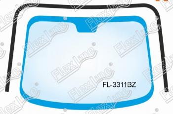 Молдинг лобового стекла FlexLine Nissan (Нисан) Note (Нот)  1 (2004-2013) 1 E11 дорестайлинг, E11 рестайлинг