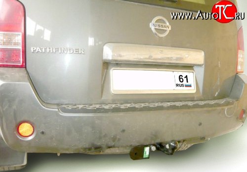 7 749 р. Фаркоп Лидер Плюс (2000 кг)  Nissan Pathfinder  R51 (2004-2014) дорестайлинг, рестайлинг (Без электропакета)  с доставкой в г. Нижний Новгород