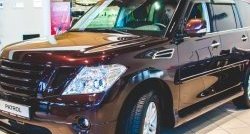 43 999 р. Комплект порогов Impul Nissan Patrol 6 Y62 дорестайлинг (2010-2014) (Неокрашенные)  с доставкой в г. Нижний Новгород. Увеличить фотографию 9