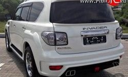 24 249 р. Спойлер Invader Style Nissan Patrol 6 Y62 дорестайлинг (2010-2014) (Неокрашенный)  с доставкой в г. Нижний Новгород. Увеличить фотографию 2