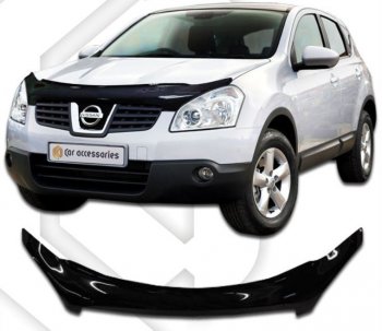 Дефлектор капота CA-Plastiс Nissan Qashqai 1 дорестайлинг (2007-2010)