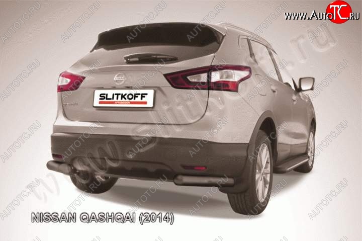 5 799 р. Уголки d76  Nissan Qashqai  2 (2013-2019) J11 дорестайлинг (Цвет: серебристый)  с доставкой в г. Нижний Новгород