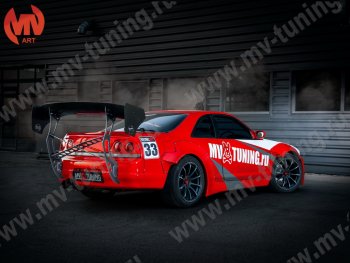 21 799 р. Крылья задние Rocket Banny Nissan Skyline R33 (1993-1998) (Неокрашенные)  с доставкой в г. Нижний Новгород. Увеличить фотографию 2