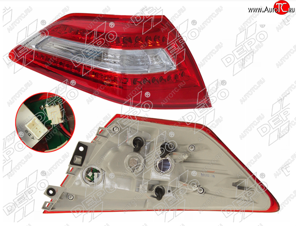 4 999 р. Левый фонарь задний DEPO Nissan Teana 2 J32 дорестайлинг (2008-2011)  с доставкой в г. Нижний Новгород