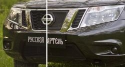 1 199 р. Защитная сетка решетки радиатора РА Nissan Terrano D10 дорестайлинг (2013-2016)  с доставкой в г. Нижний Новгород. Увеличить фотографию 2