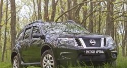 1 199 р. Защитная сетка решетки радиатора РА Nissan Terrano D10 дорестайлинг (2013-2016)  с доставкой в г. Нижний Новгород. Увеличить фотографию 3