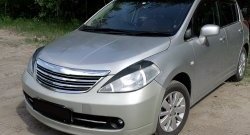 Реснички RA на фары Nissan Tiida 1 хэтчбэк C11 дорестайлинг, Япония (2004-2007)